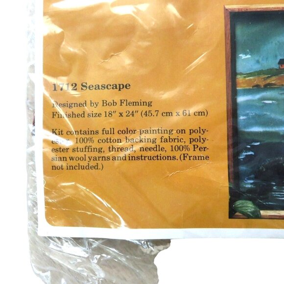 The Creative Circle SANDPIPERS 0326 Embroidery Kit Vintage 1983 New Old Stock - Picture 5 of 8